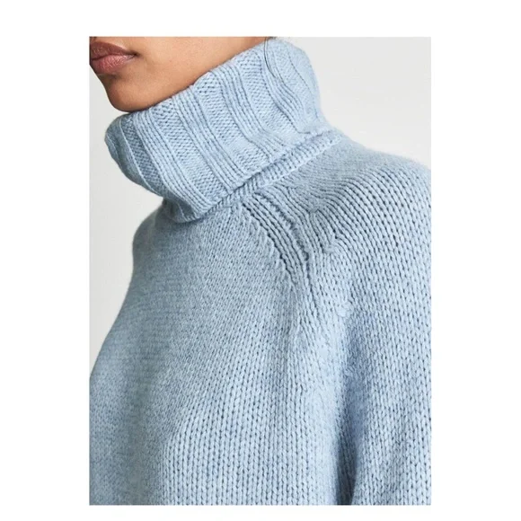 New! REISS London “Stevie” Wool Cashmere Blend Relaxed Sweater - Picture 5 of 11